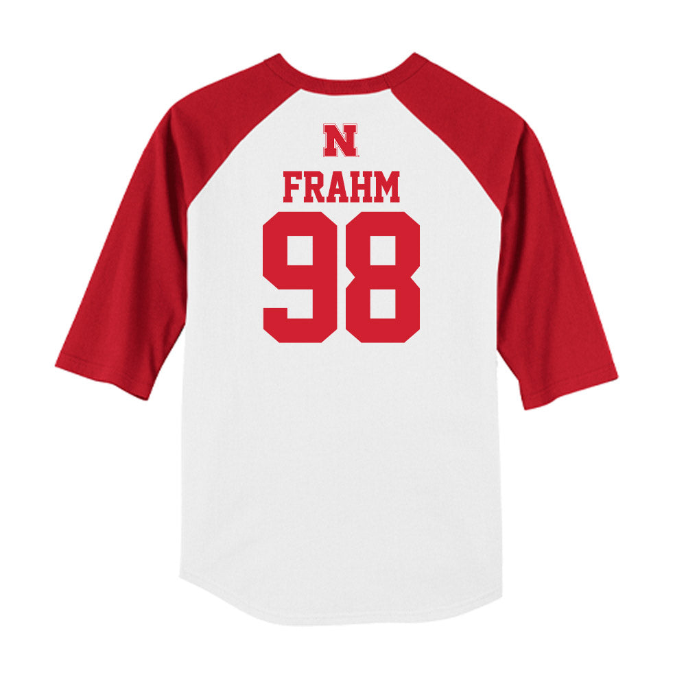 Nebraska - NCAA Softball : Jordyn Frahm - USA Raglan Shirt-1