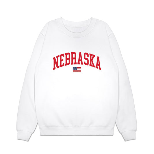 Nebraska - NCAA Softball : Jesse Farrell - USA Premium Crewneck Sweatshirt-0