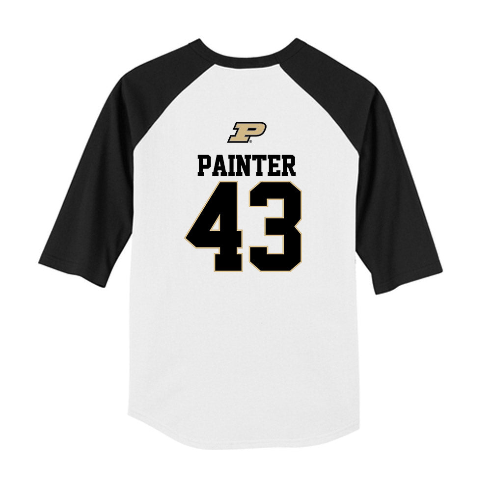 Purdue - NCAA Softball : Haley Painter - USA Youth Raglan T-Shirt-1