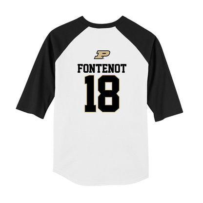 Purdue - NCAA Softball : Brianna Fontenot - USA Youth Raglan T-Shirt-1