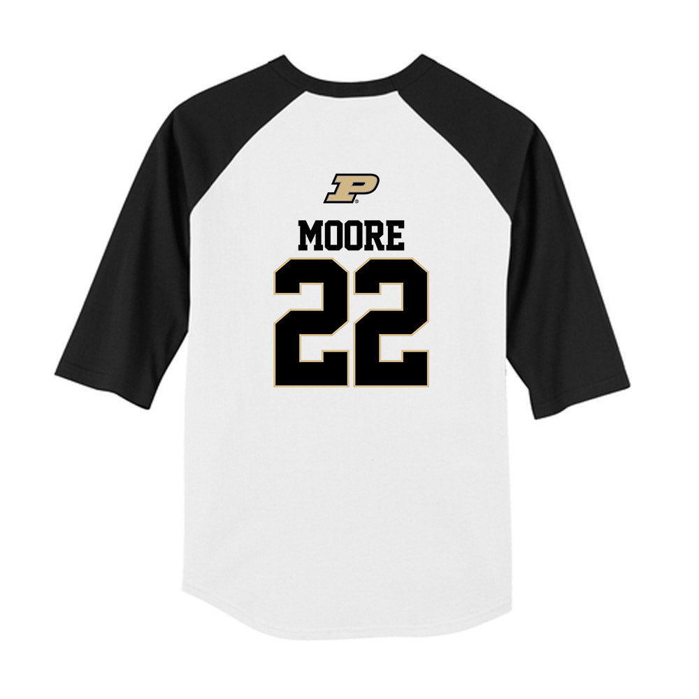 Purdue - NCAA Softball : Malone Moore - USA Youth Raglan T-Shirt-1
