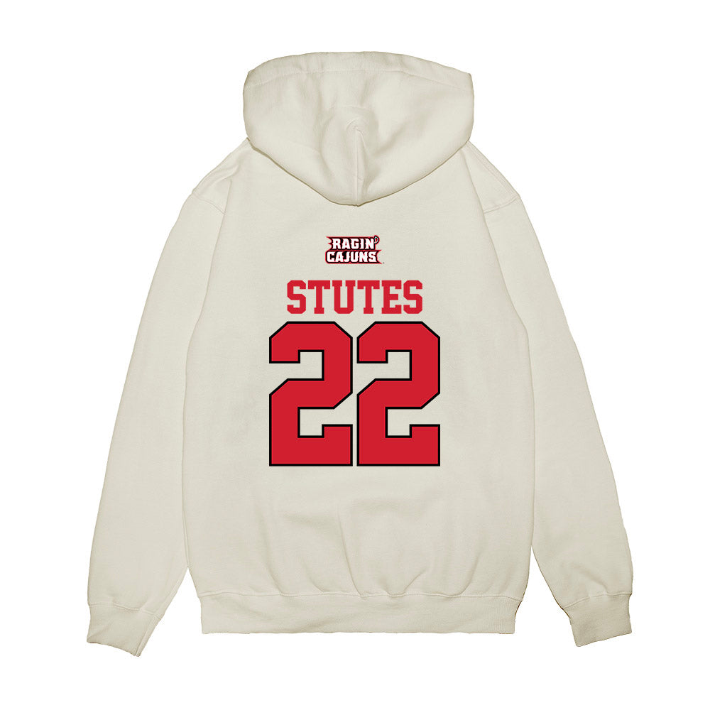 Louisiana - NCAA Softball : Kennedy Stutes - USA Raglan Premium Hooded Sweatshirt-1