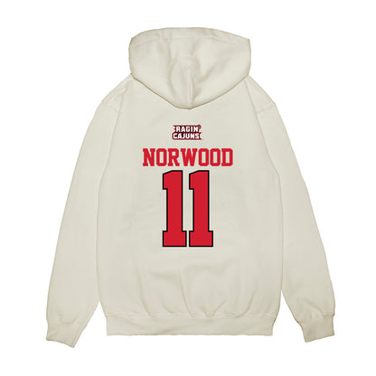 Louisiana - NCAA Softball : Mia Norwood - USA Raglan Premium Hooded Sweatshirt-1