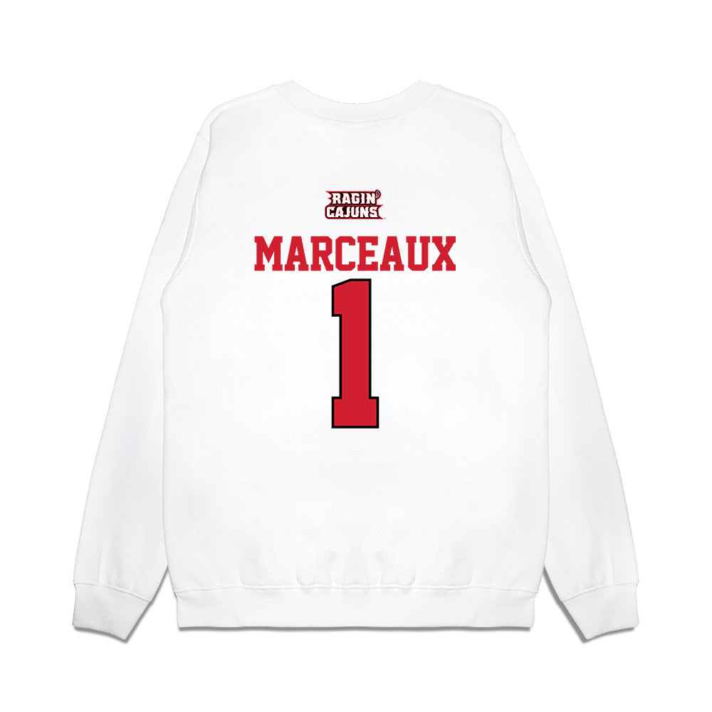 Louisiana - NCAA Softball : Kennedy Marceaux - USA Raglan Premium Crewneck Sweatshirt-1