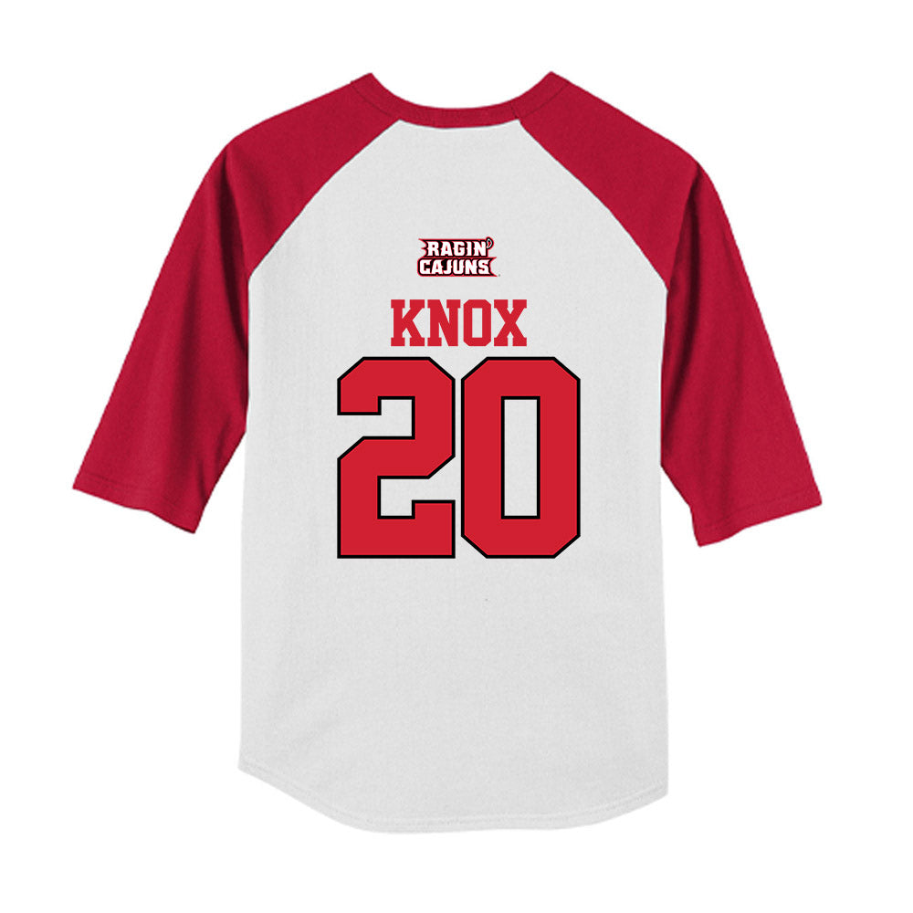 Louisiana - NCAA Softball : Lily Knox - USA Raglan Youth Raglan T-Shirt-1
