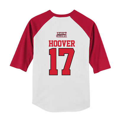 Louisiana - NCAA Softball : Sage Hoover - USA Raglan Youth Raglan T-Shirt-1