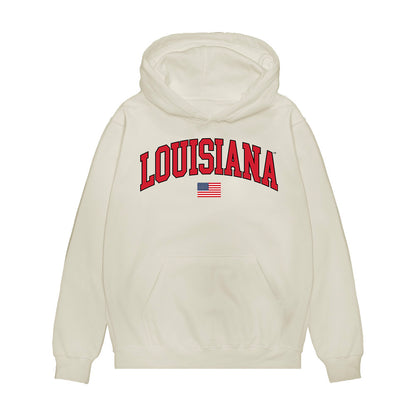 Louisiana - NCAA Softball : Natalie Johnson - USA Raglan Premium Hooded Sweatshirt-0