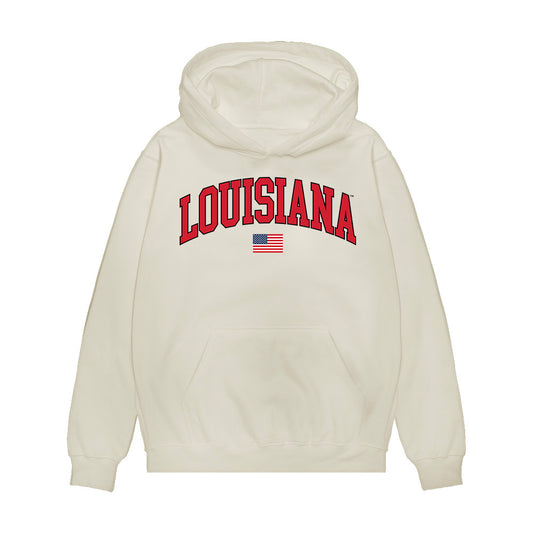 Louisiana - NCAA Softball : Kennedy Stutes - USA Raglan Premium Hooded Sweatshirt-0