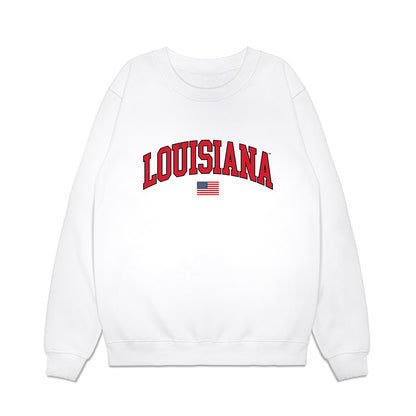 Louisiana - NCAA Softball : Mia Liscano - USA Raglan Premium Crewneck Sweatshirt-0