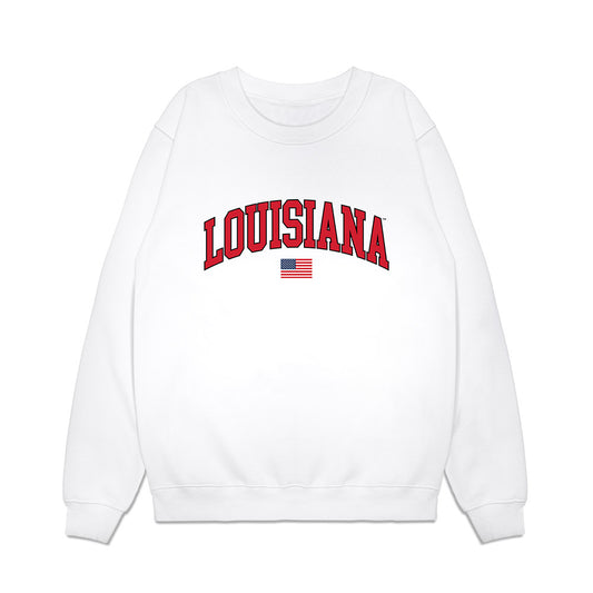 Louisiana - NCAA Softball : Zoe' Harrington - USA Raglan Premium Crewneck Sweatshirt-0