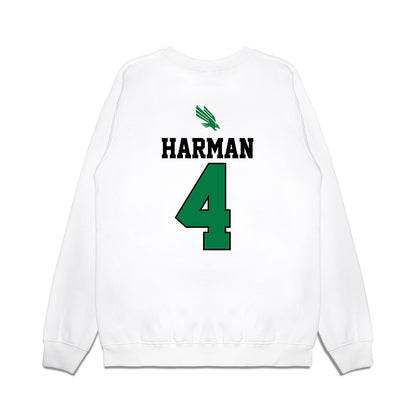 North Texas - NCAA Softball : Bradi Harman - USA Premium Crewneck Sweatshirt-1