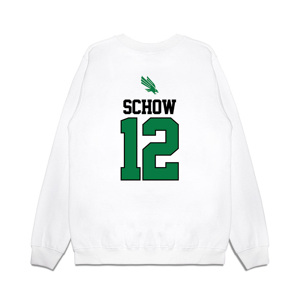 North Texas - NCAA Softball : Sofia Schow - USA Premium Crewneck Sweatshirt-1