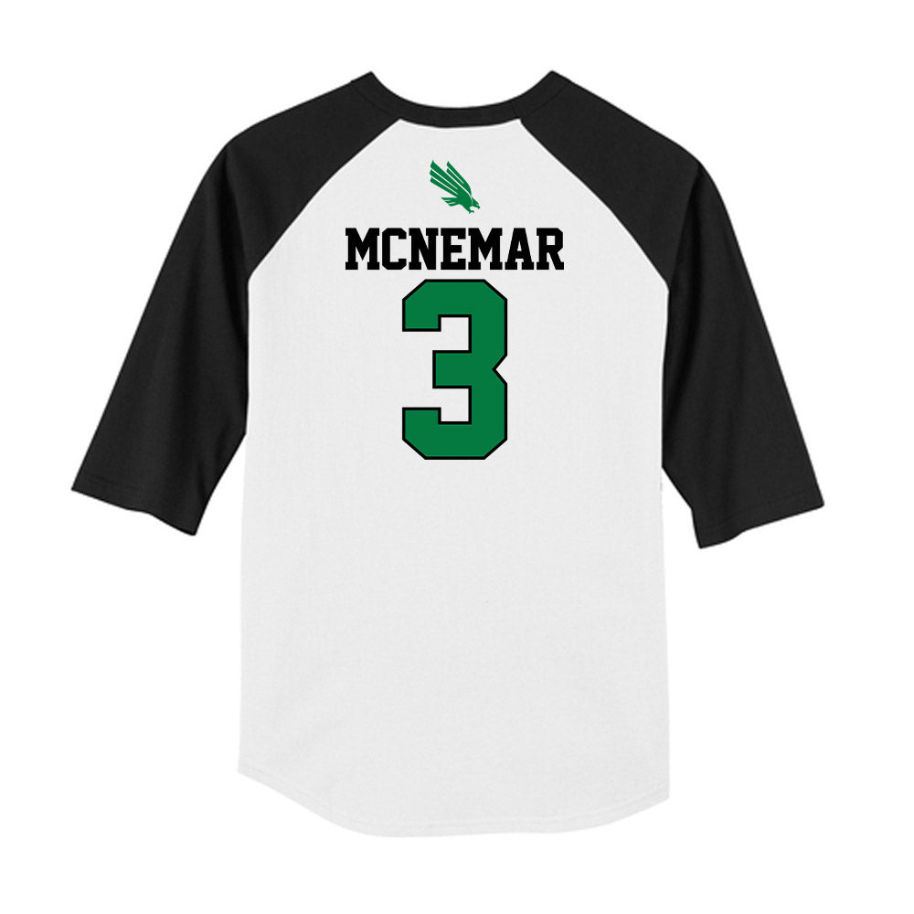 North Texas - NCAA Softball : Blayze McNemar - USA Raglan Shirt-1