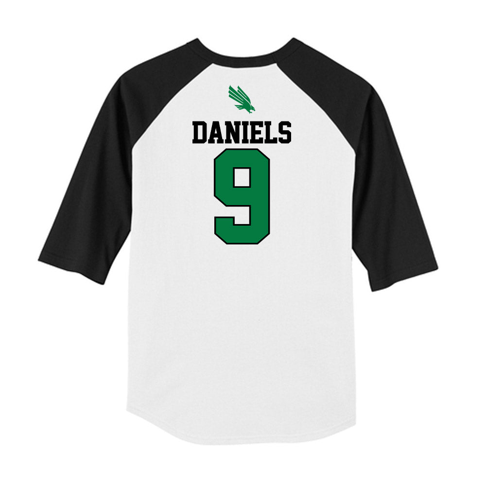 North Texas - NCAA Softball : Eva Daniels - USA Raglan Shirt-1