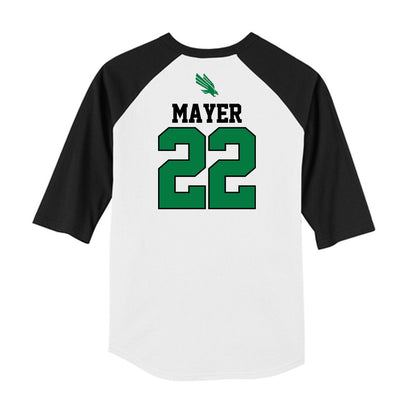 North Texas - NCAA Softball : Sienna Mayer - USA Raglan Shirt-1