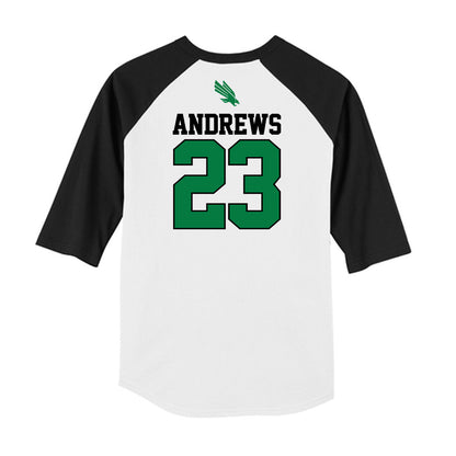 North Texas - NCAA Softball : Elizabeth Andrews - USA Raglan Shirt-1