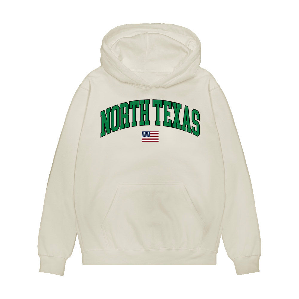 North Texas - NCAA Softball : Sienna Mayer - USA Premium Hooded Sweatshirt-0