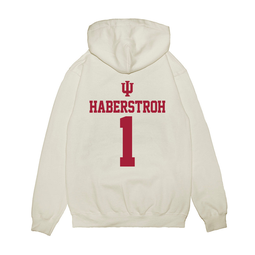 Indiana - NCAA Softball : Hannah Haberstroh - USA Premium Hooded Sweatshirt-1