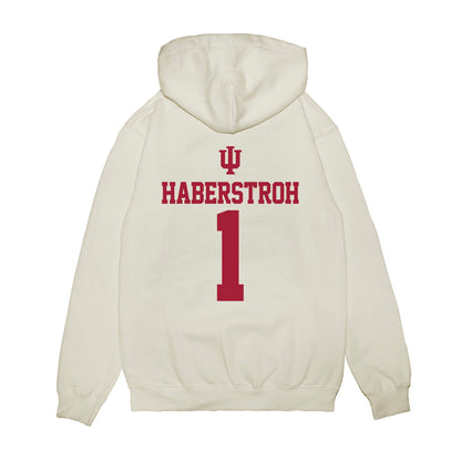 Indiana - NCAA Softball : Hannah Haberstroh - USA Premium Hooded Sweatshirt-1