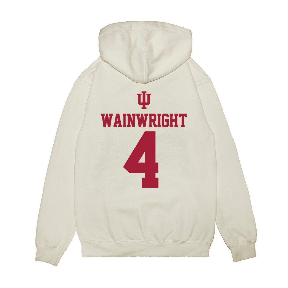 Indiana - NCAA Softball : Madison Wainwright - USA Premium Hooded Sweatshirt-1