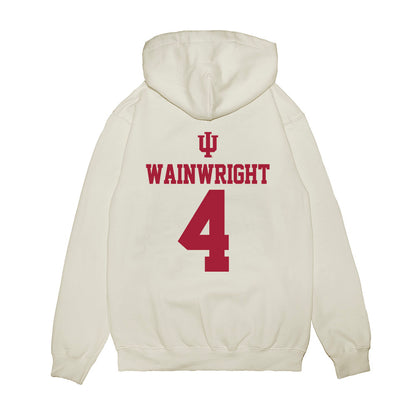 Indiana - NCAA Softball : Madison Wainwright - USA Premium Hooded Sweatshirt-1