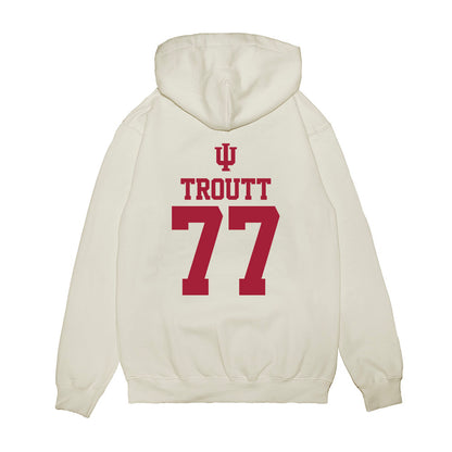 Indiana - NCAA Softball : Ella Troutt - USA Premium Hooded Sweatshirt-1