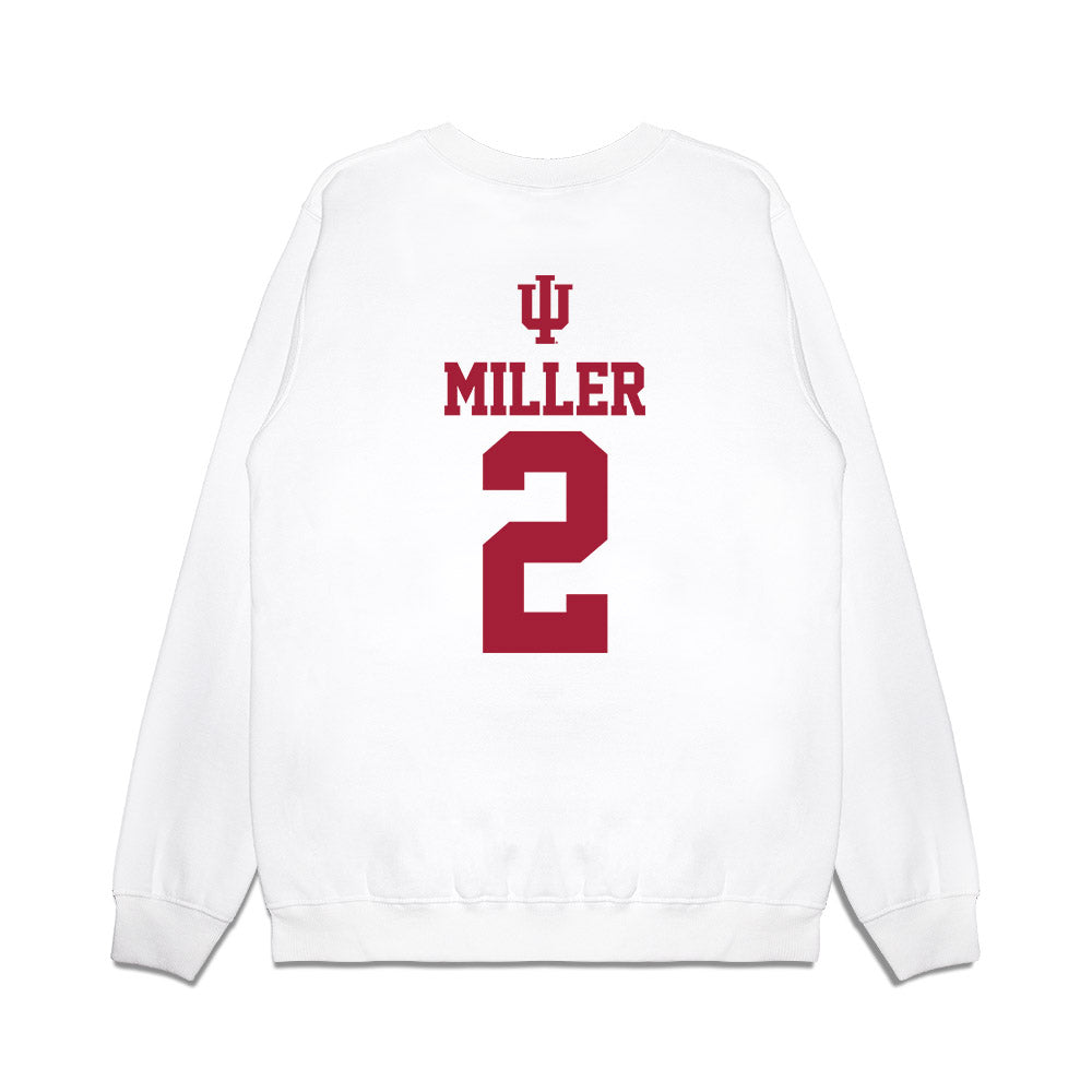 Indiana - NCAA Softball : Sarah Miller - USA Premium Crewneck Sweatshirt-1