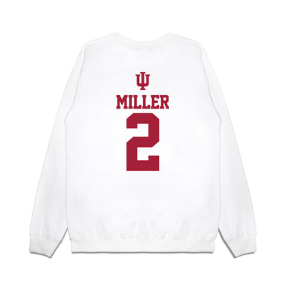 Indiana - NCAA Softball : Sarah Miller - USA Premium Crewneck Sweatshirt-1