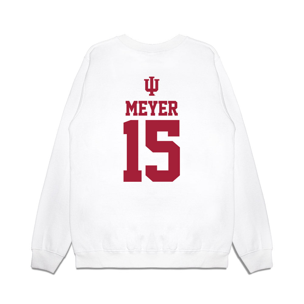 Indiana - NCAA Softball : Brynn Meyer - USA Premium Crewneck Sweatshirt-1