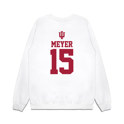 Indiana - NCAA Softball : Brynn Meyer - USA Premium Crewneck Sweatshirt-1