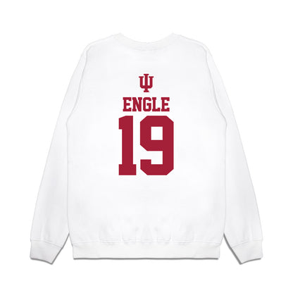 Indiana - NCAA Softball : Maddie Engle - USA Premium Crewneck Sweatshirt-1