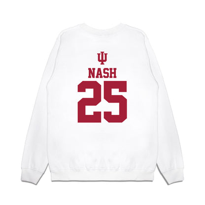 Indiana - NCAA Softball : Nevaeh Nash - USA Premium Crewneck Sweatshirt-1