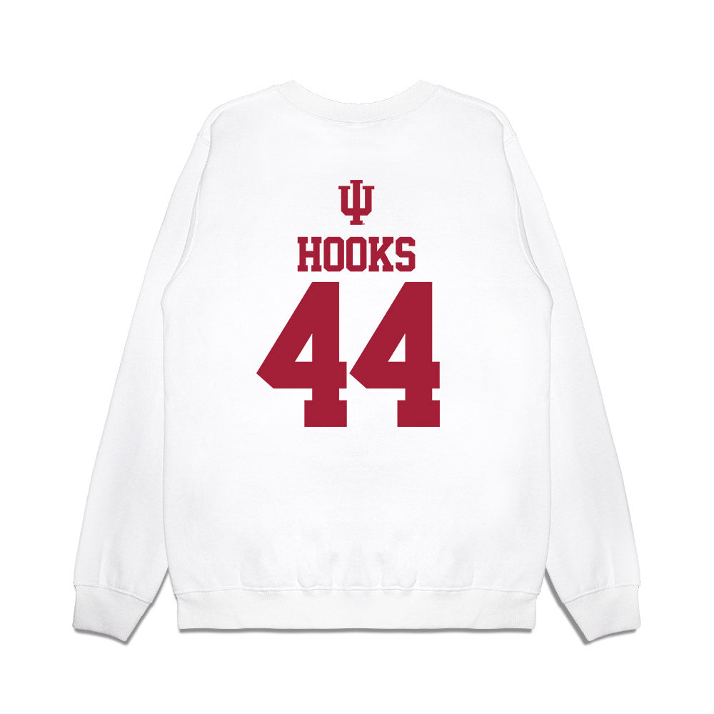 Indiana - NCAA Softball : Aubree Hooks - USA Premium Crewneck Sweatshirt-1