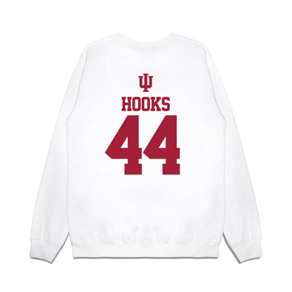 Indiana - NCAA Softball : Aubree Hooks - USA Premium Crewneck Sweatshirt-1