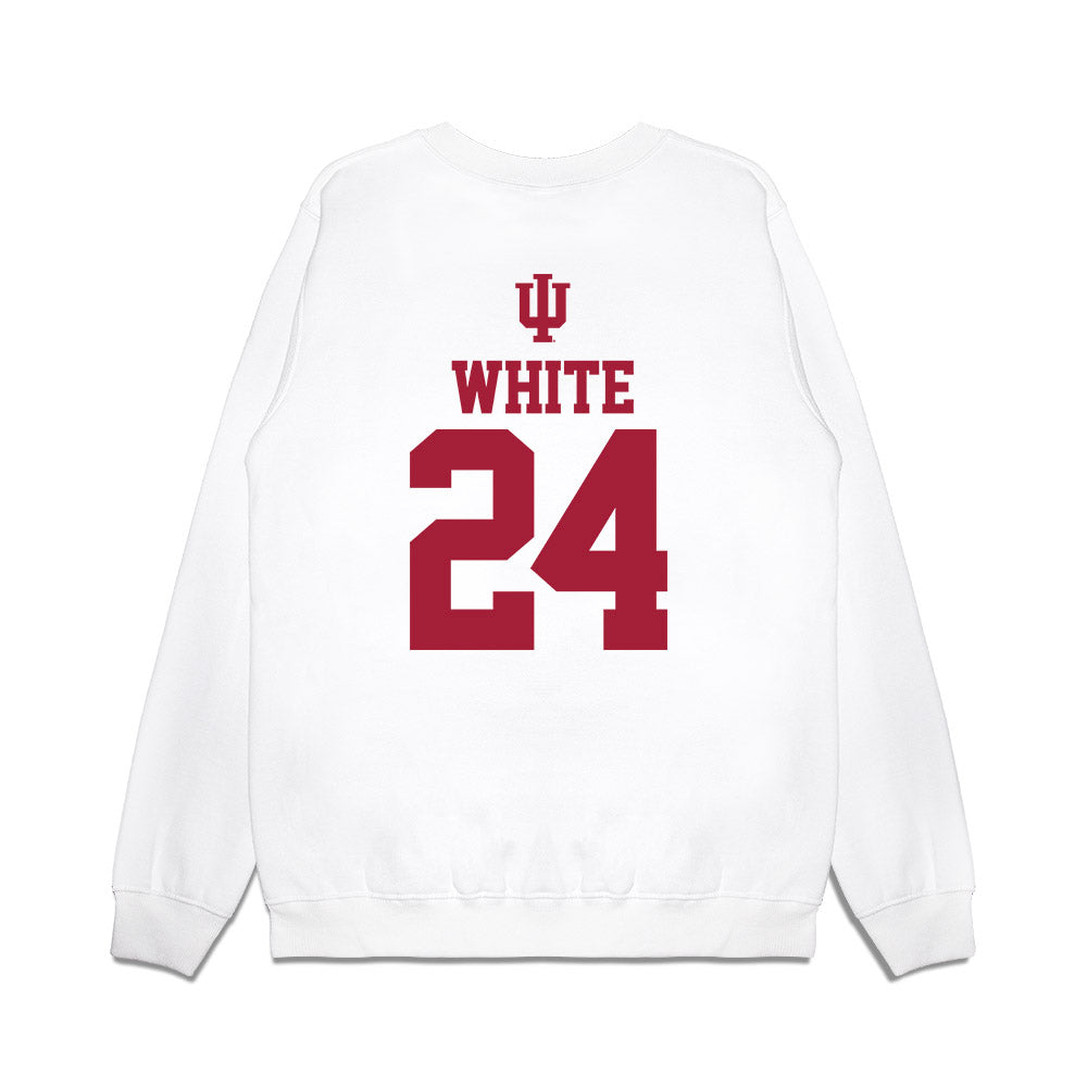 Indiana - NCAA Softball : Josie White - USA Premium Crewneck Sweatshirt-1