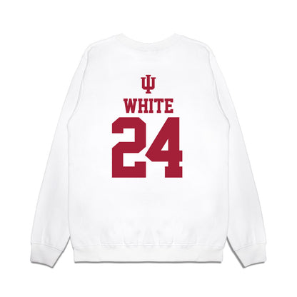 Indiana - NCAA Softball : Josie White - USA Premium Crewneck Sweatshirt-1