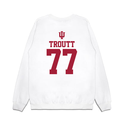 Indiana - NCAA Softball : Ella Troutt - USA Premium Crewneck Sweatshirt-1