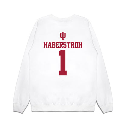 Indiana - NCAA Softball : Hannah Haberstroh - USA Premium Crewneck Sweatshirt-1