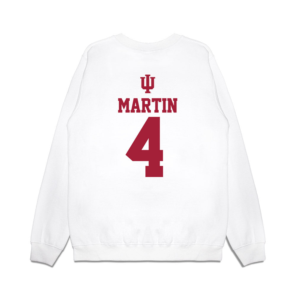 Indiana - NCAA Softball : Addie Martin - USA Premium Crewneck Sweatshirt-1