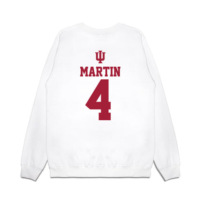 Indiana - NCAA Softball : Addie Martin - USA Premium Crewneck Sweatshirt-1