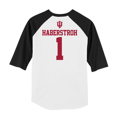 Indiana - NCAA Softball : Hannah Haberstroh - USA Raglan Shirt-1
