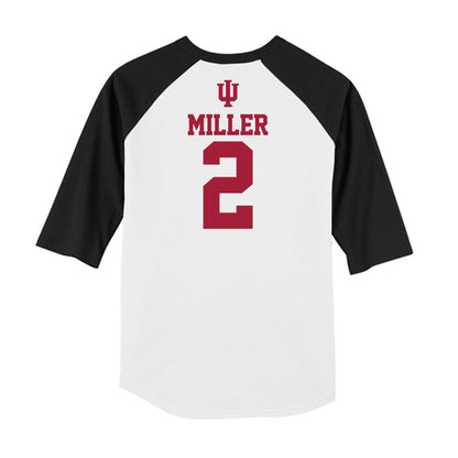 Indiana - NCAA Softball : Sarah Miller - USA Raglan Shirt-1
