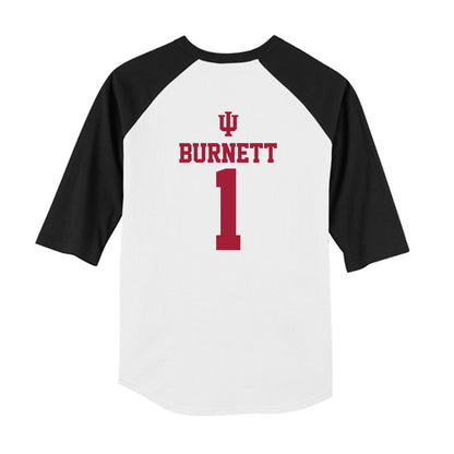 Indiana - NCAA Softball : Breezy Burnett - USA Youth Raglan T-Shirt-1
