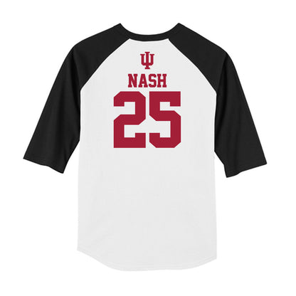 Indiana - NCAA Softball : Nevaeh Nash - USA Raglan Shirt-1