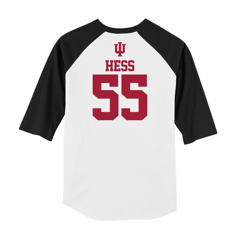 Indiana - NCAA Softball : Taylor Hess - USA Raglan Shirt-1
