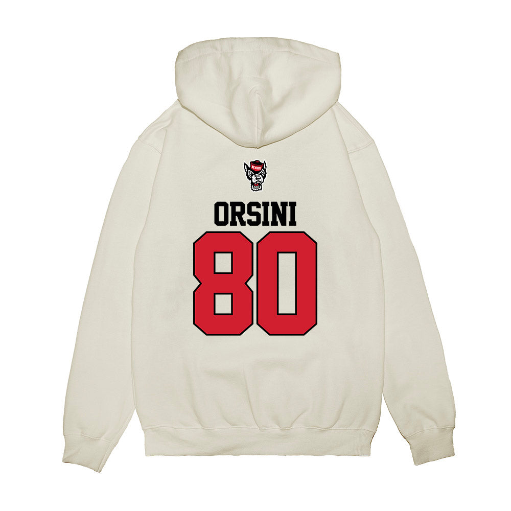NC State - NCAA Softball : Charli Orsini - Premium Hooded Sweatshirt-1