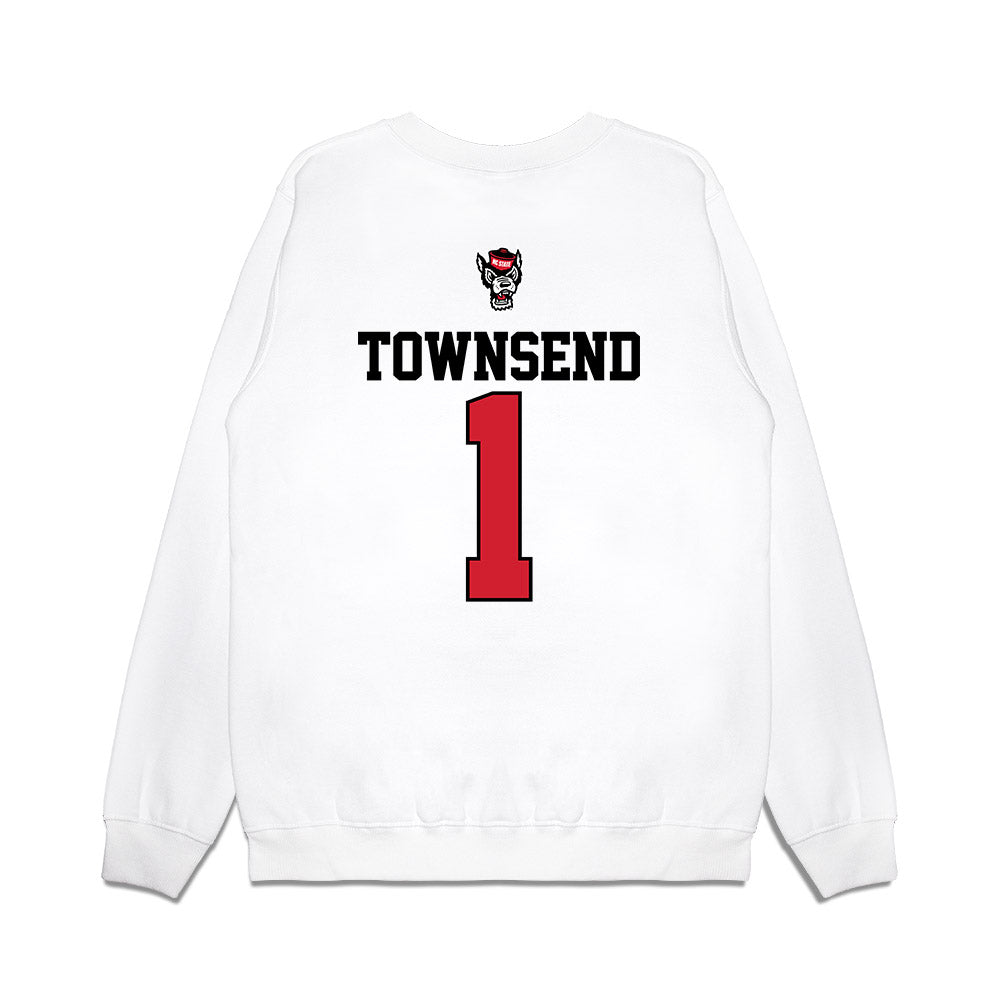 NC State - NCAA Softball : Maia Townsend - Premium Crewneck Sweatshirt-1