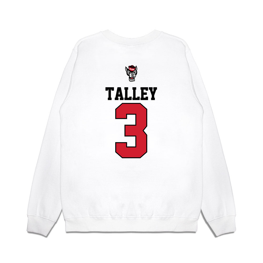 NC State - NCAA Softball : Morgen Talley - Premium Crewneck Sweatshirt-1