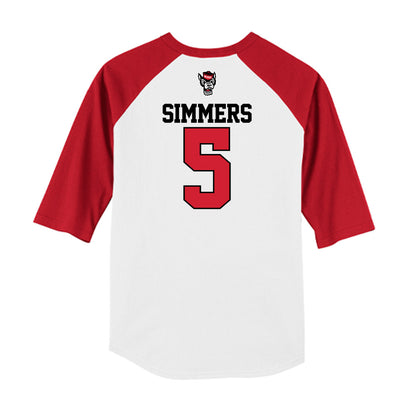 NC State - NCAA Softball : Kendall Simmers - Raglan Shirt-1