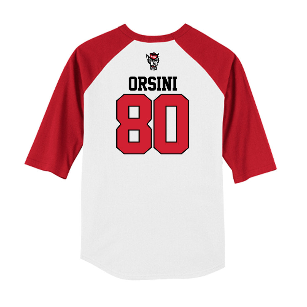 NC State - NCAA Softball : Charli Orsini - Raglan Shirt-1